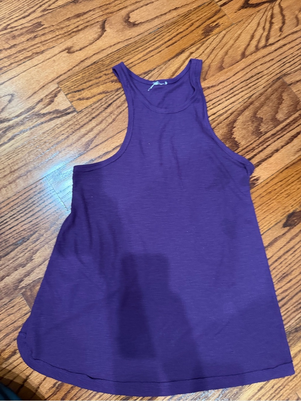 Free People Purple Racerback Tank Top